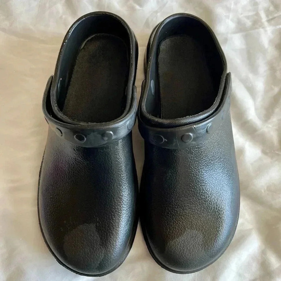 Shoes - Black on slip, slip on shoes size 9